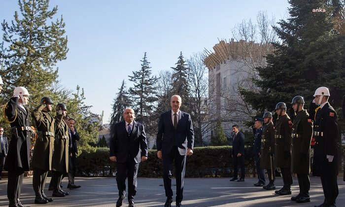TBMM Başkanı Numan Kurtulmuş, Milli Savunma Bakanı Yaşar Güler’i ziyaret etti.