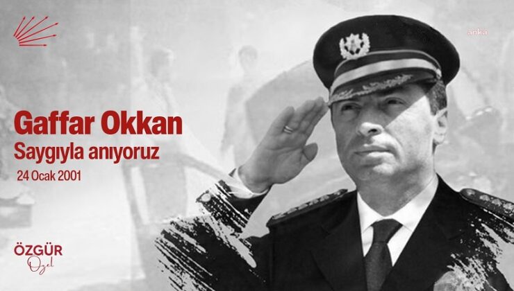 CHP Genel Başkanı Özgür Özel, Diyarbakır Emniyet Müdürü Gaffar Okkan’ı anma mesajı yayınladı