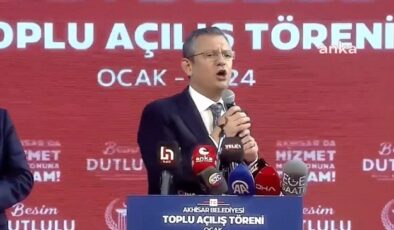 Özgür Özel: “Ey Recep Tayyip Erdoğan. Hiçbirimizi Susturamazsın.