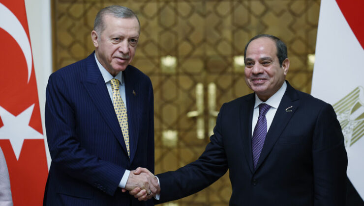 Cumhurbaşkanı Erdoğan, Mısır Cumhurbaşkanı Abdulfettah es-Sisi ile görüştü