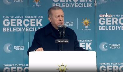 Cumhurbaşkanı Erdoğan: “Ağlamak yok. Çok daha fazla sayıda Tekirdağlı kardeşimizin gönlüne girmenin yollarını arayacağız.”