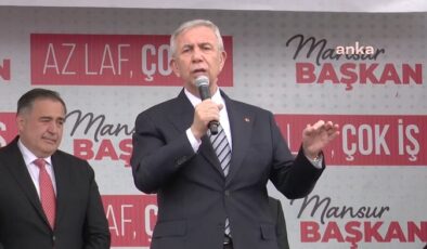 Mansur Yavaş, Nallıhan’da Turgut Altınok’u eleştirdi: “Siz halen belediye başkanısınız. İnşallah son dört gününüz kaldı.