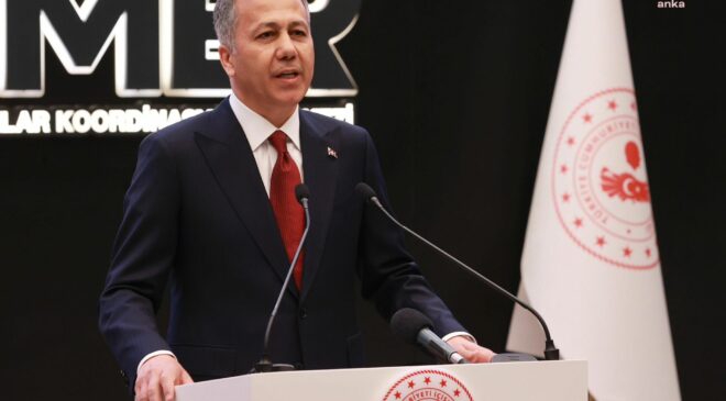 İçişleri Bakanı Ali Yerlikaya, FETÖ’ye yönelik düzenlenen “KISKAÇ-11” operasyonu açıklaması