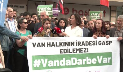 DEM Parti Ankara’da Abdullah Zeydan kararını protesto etti