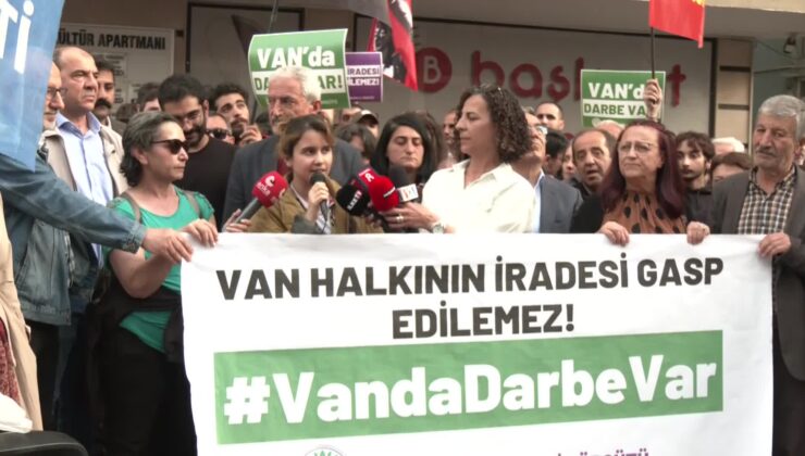 DEM Parti Ankara’da Abdullah Zeydan kararını protesto etti