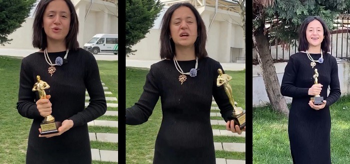 Gerici, Ahsen TV sunucusunun kızı Ekrem İmamoğlu’na oy veren vatandaşlara hakaretler yağdırdı.