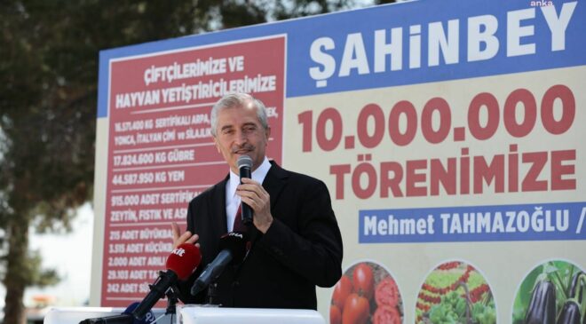 AKP’li Şahinbey Belediye Başkanı Mehmet Tahmazoğlu oy oranını beğenmedi, çiftçiye sitem etti: “Çok ayıp ettiniz.”