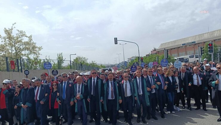 Barolar eylemde! Avukatlar Ankara’da yürüyor!