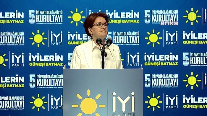 İYİ Parti Genel Başkanı Meral Akşener, veda etti