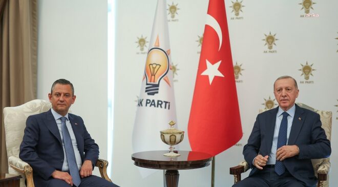 Cumhurbaşkanı Erdoğan – Özgür Özel görüşmesi 1 buçuk saat sürdü