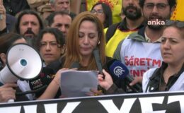İstanbul’da eğitim sendikalarından ‘öğretmen cinayeti’ne protesto