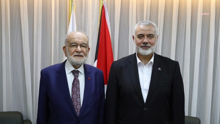 Temel Karamollaoğlu, Hamas Siyasi Büro Başkanı İsmail Haniye ile İstanbul’da görüştü.