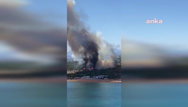 Antalya’nın turizm bölgesi Lara’daki orman yangını hakkında açıklama