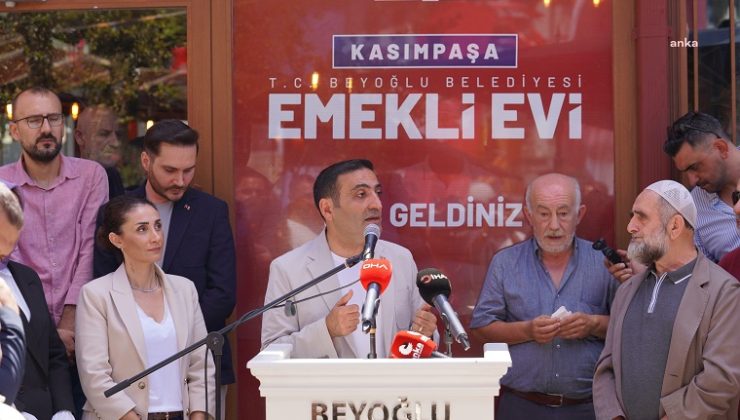 Beyoğlu Belediyesi, ilk Emekli Evi’ni Kasımpaşa’da hizmete açtı… Emekliler, 1 TL’ye çay, 5 TL’ye kahve içebilecek