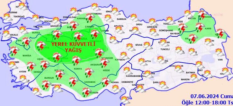Meteoroloji’den yurdun büyük bir bölümü için yağış uyarısı