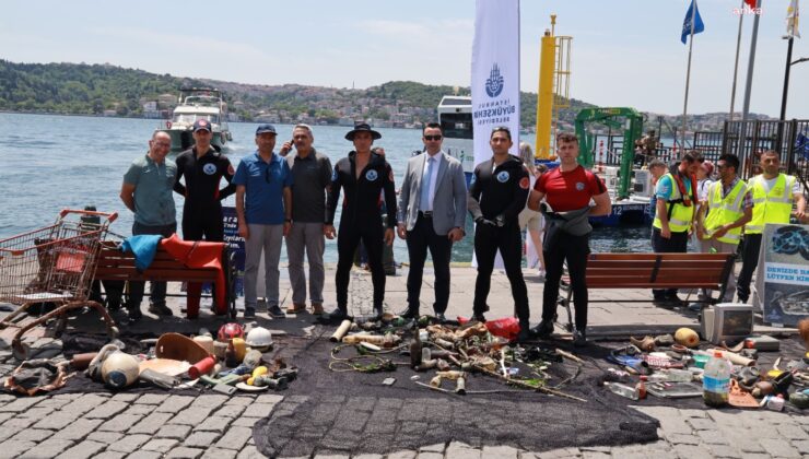 Ortaköy’de Denizden çıkanlar, görenleri şaşırttı