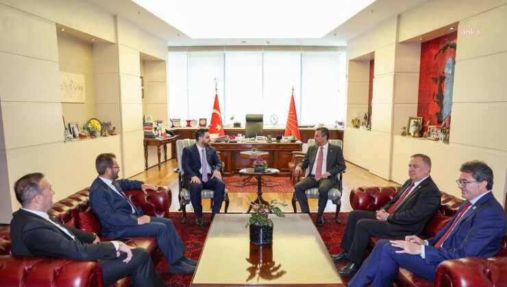 Özgür Özel, BTP Genel Başkanı Hüseyin Baş ile görüştü