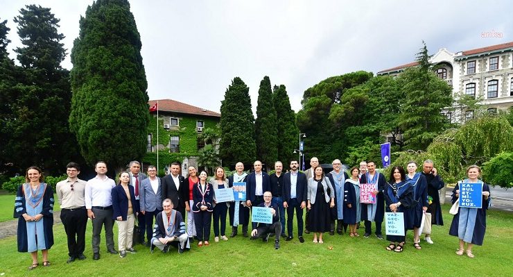 Boğaziçi Üniversitesi’ne girişleri engellenmeye çalışılan CHP heyetinden tepki