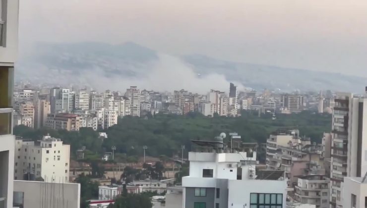 İsrail ordusu Lübnan’ın başkenti Beyrut’ta bir binaya saldırı düzenledi