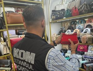 İstanbul’da kaçak çanta, kemer ve kol saati operasyonu