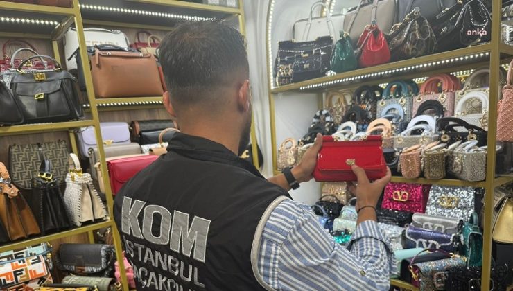 İstanbul’da kaçak çanta, kemer ve kol saati operasyonu