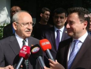 Ali Babacan, 7’nci CHP Genel Başkanı Kemal Kılıçdaroğlu’nu ziyaret etti