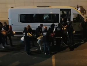 Mersin’de PKK elebaşı lehine slogan atan 11 şüpheliden 9’u yakalandı