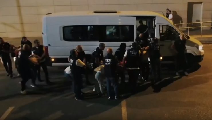 Mersin’de PKK elebaşı lehine slogan atan 11 şüpheliden 9’u yakalandı