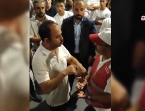 Polonez gıda fabrikasında eylem yapan işçiler Çatalca Kaymakamlığı’na yürüdü, Kaymakam “Burası gösteri yeri değil, şova döktünüz” dedi