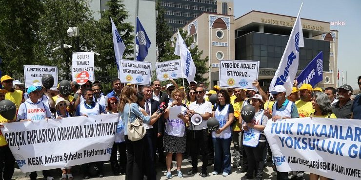 KESK: “TÜİK, yaşadığımız hayat pahalılığını en az yarı yarıya düşük gösteriyor”