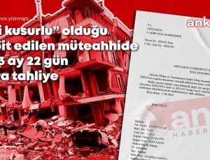 12 kişiye mezar olan Burak Yapı Sitesi raporunda “asli kusurlu” olduğu tespit edilen müteahhide 1 yıl 3 ay 22 gün sonra tahliye