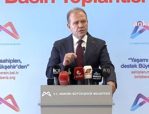 Mersin Büyükşehir Belediye Başkanı Vahap Seçer’den sokak hayvanları açıklaması