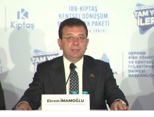 Ekrem İmamoğlu’ndan devlet kurumlarına ‘kentsel dönüşüm’ çağrısı