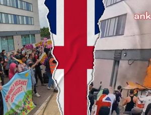 İngiltere’de 3 kız çocuğunun bıçaklanması sonrasında protestolar ülke genelinde yayılmaya başladı.