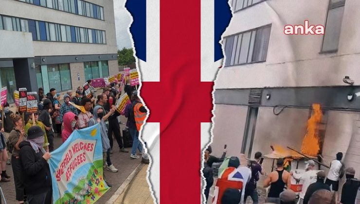 İngiltere’de 3 kız çocuğunun bıçaklanması sonrasında protestolar ülke genelinde yayılmaya başladı.