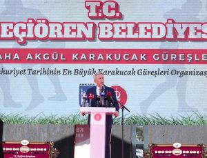 Mansur Yavaş, “Taha Akgül Karakucak Güreşleri’ni izledi
