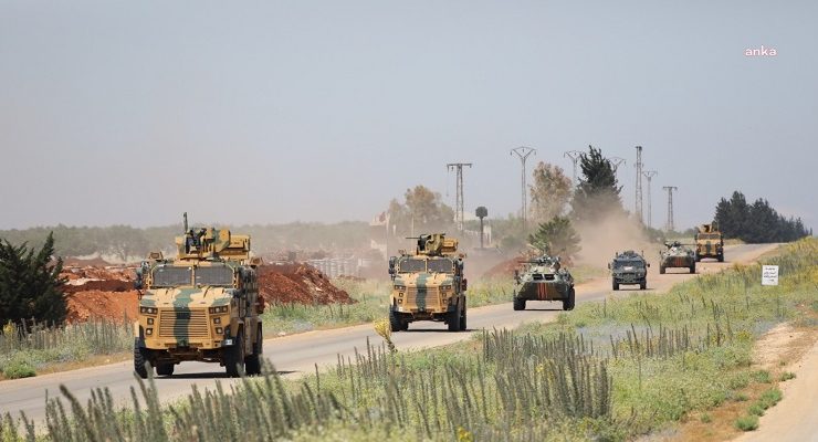 Türkiye-Rusya Birleşik Kara Devriyesi, bugün “Barış Pınarı Harekat Bölgesi”nin doğusunda yeniden başladı