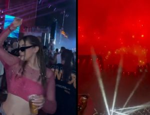 Suriye’de gece hayatından görüntüler, sosyal medyada tartışma konusu oldu.