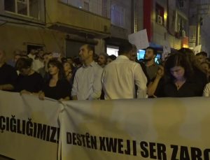 Diyarbakır’da, katledilen Narin Güran için protesto yürüyüşü
