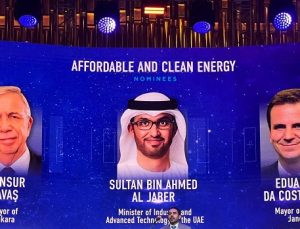 Dünya Kalkınma Teşkilatı’ndan, Ankara Büyükşehir Belediye Başkanı Mansur Yavaş’a ‘Yeşil Enerji Ödülü’