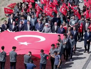 Erzurum’da eğitim yılının ilk dersi tarihi Aziziye Tabyaları’nda işlendi.