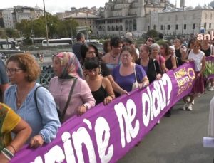 Kadınlar, 8 yaşındaki Narin Güran için yürüdü