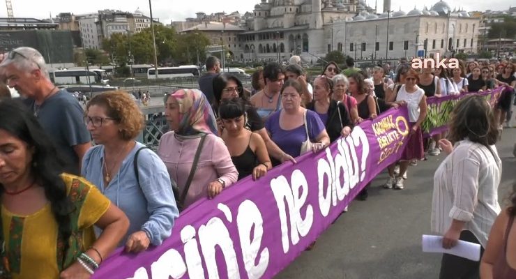 Kadınlar, 8 yaşındaki Narin Güran için yürüdü