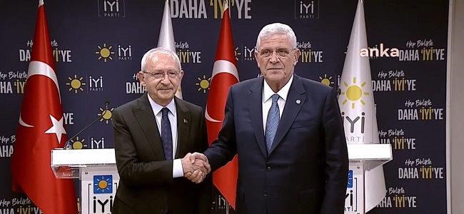 Kemal Kılıçdaroğlu, İYİ Parti Genel Başkanı Müsavat Dervişoğlu’nu ziyaret etti