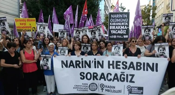 Narin için İstanbul’da eylem: “Biz bu çocukları ne bu hükümetin ne bu bakanların insafına bırakmayacağız”