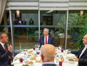 Özgür Özel, Kılıçdaroğlu ve Yavaş görüşmesi sona erdi