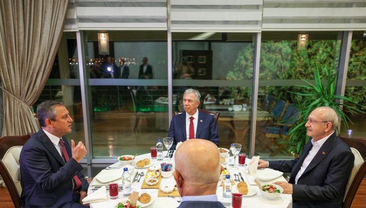 Özgür Özel, Kılıçdaroğlu ve Yavaş görüşmesi sona erdi