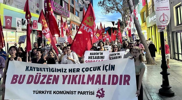 TKP’den üç ilde “Narin” protestosu: “Kaybettiğimiz her çocuk için bu düzen yıkılmalıdır”