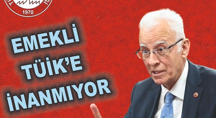 TÜED Başkanı Kazım Ergün: En düşük emekli aylığının alım gücü 12 bin 500 TL’den 11 bin 777 TL’ye geriledi
