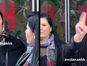 Avcılar’da bir özel hastane önünde yenidoğan yakınları isyan etti